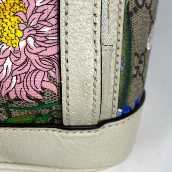 Gucci Ophidia GG Flora Backpack Daypack Backpack Sherry Line Web Backpack - Picture 7 of 9